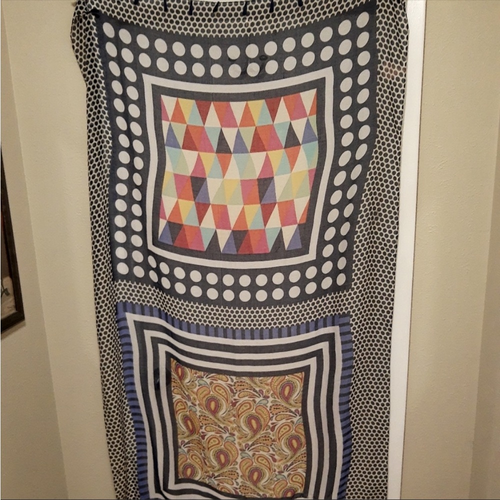 Huge Scarf Cotton Paisley Print Shawl Wrap Throw